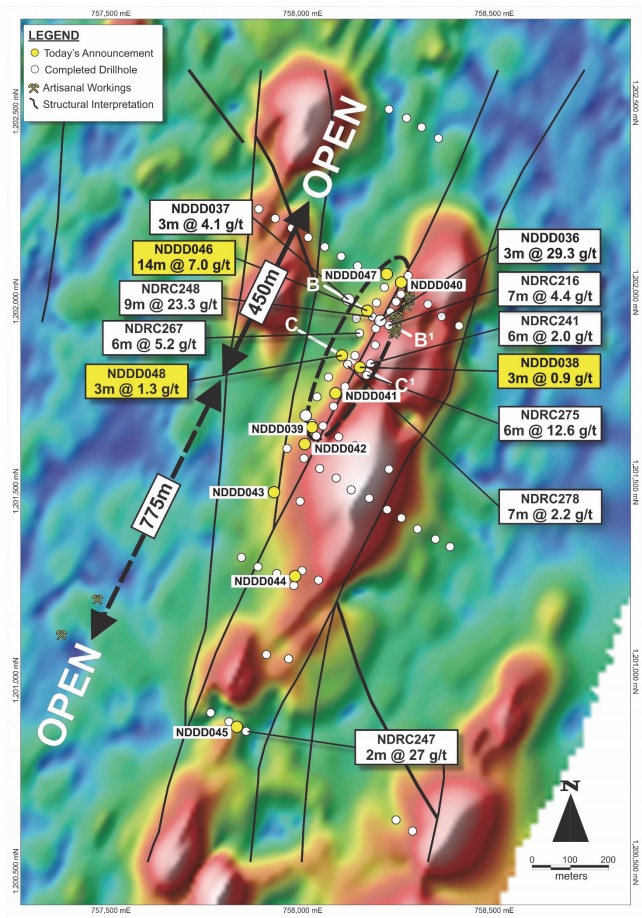 Cardinal Resources Ltd new drill results support emerging Ndongo East